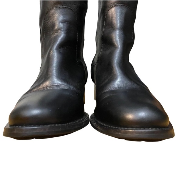 💗Cole Haan Leather Low Stacked Heel Tall (17”) Boot w/ hidden zipper, 1.5” Heel - Picture 4 of 12